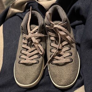 Allbirds Stylish Gray High-Top Sneakers size 8 women nwot